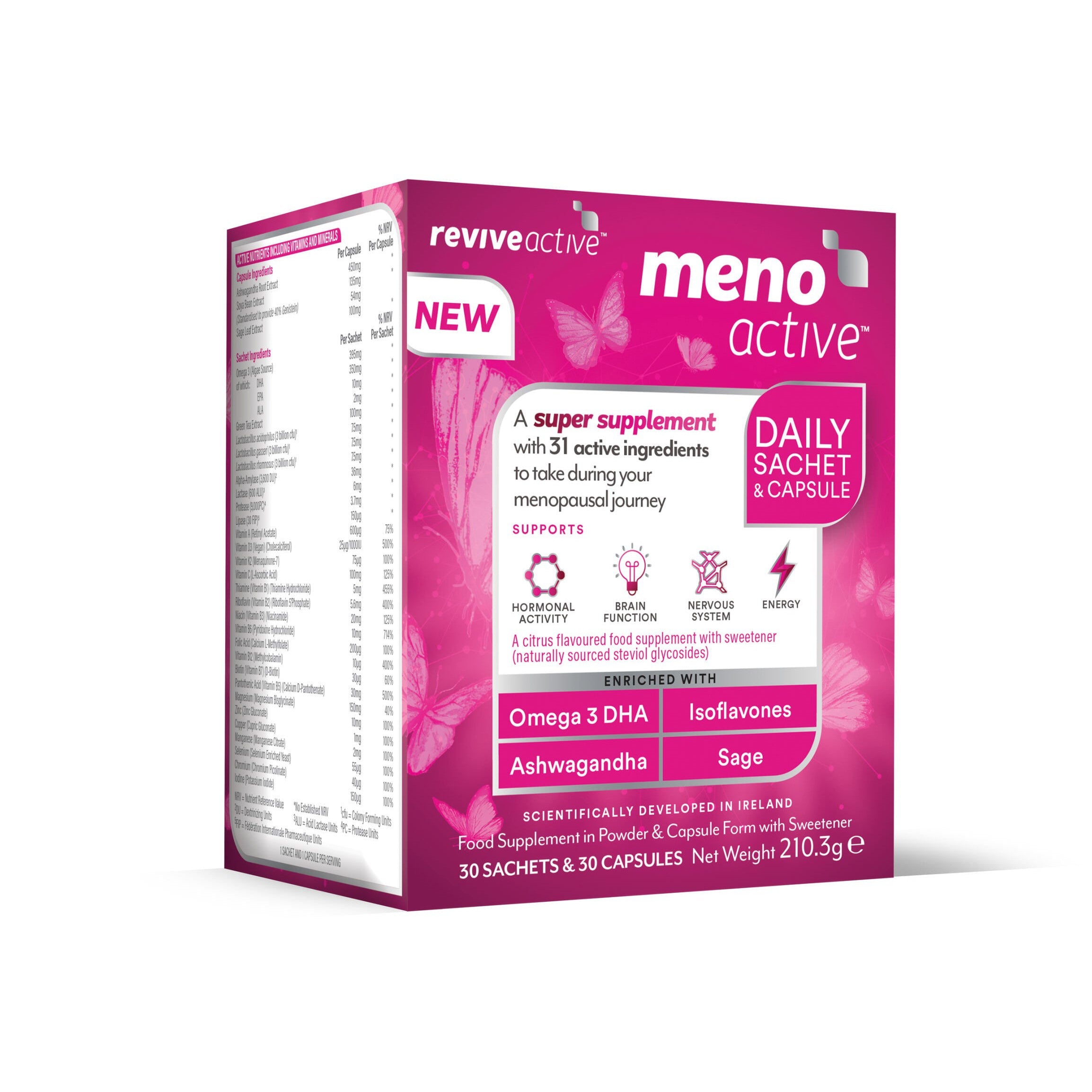 Revive Active Meno Active Menopause Supplements for Women 30 Day Pack