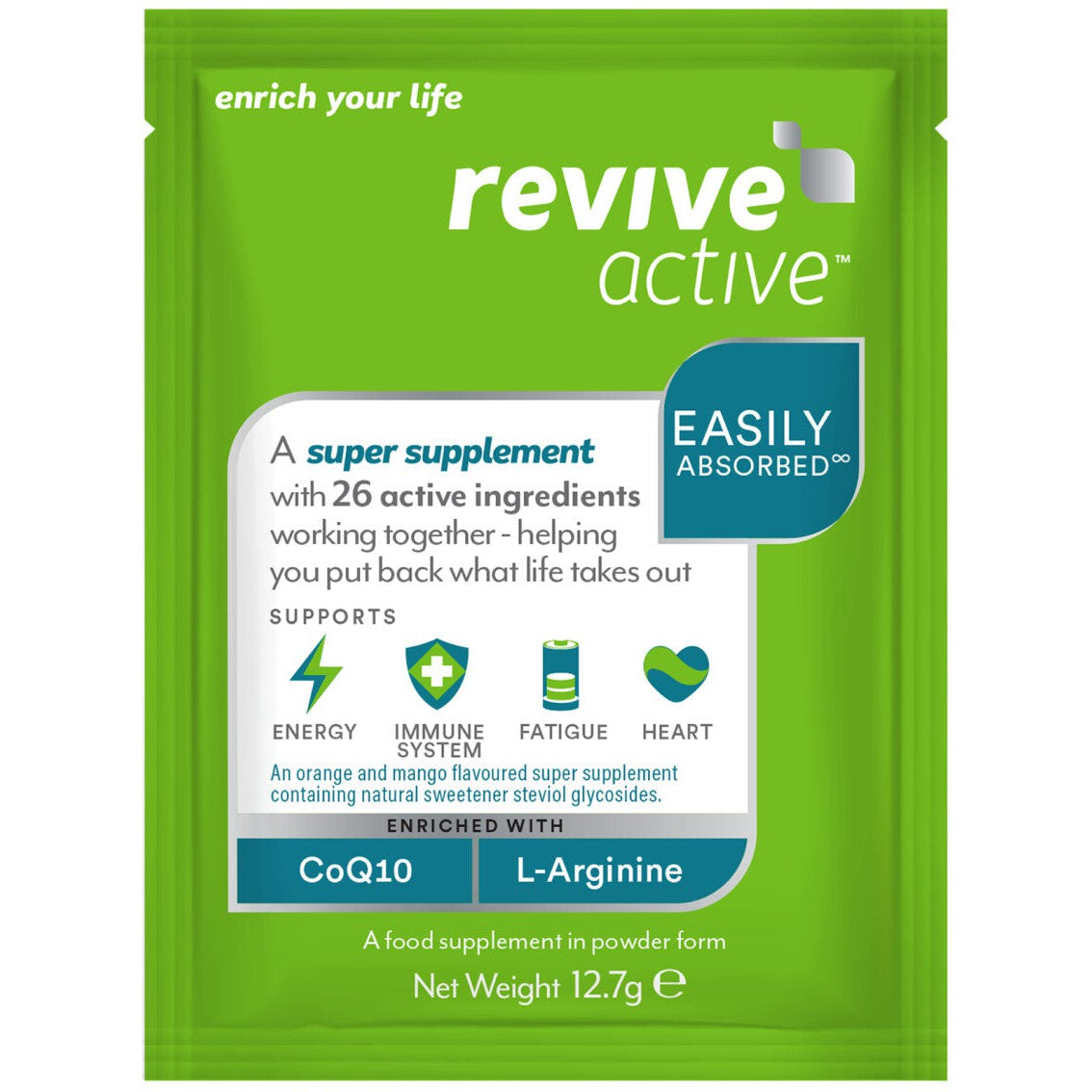 Revive Active Orange & Mango Multivitamin Super Supplement 7 day pack