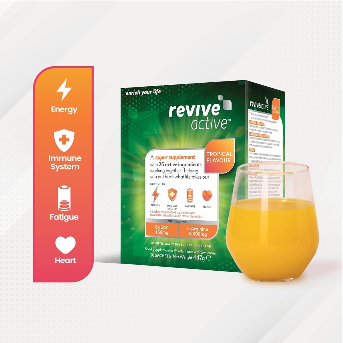 Revive Active Tropical Super Supplement 30 Day Pack - Healthxpress.ie