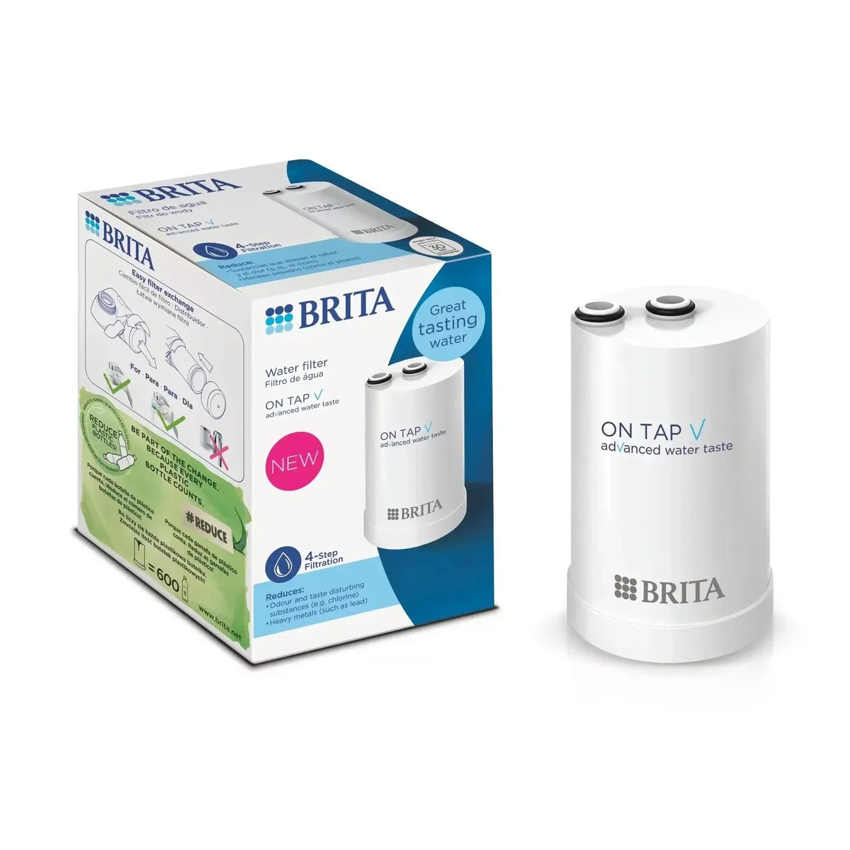 Brita On Tap V Water Filter HF Cartridge - Powerful Fibre Filtration, 1 Pack - Healthxpress.ie