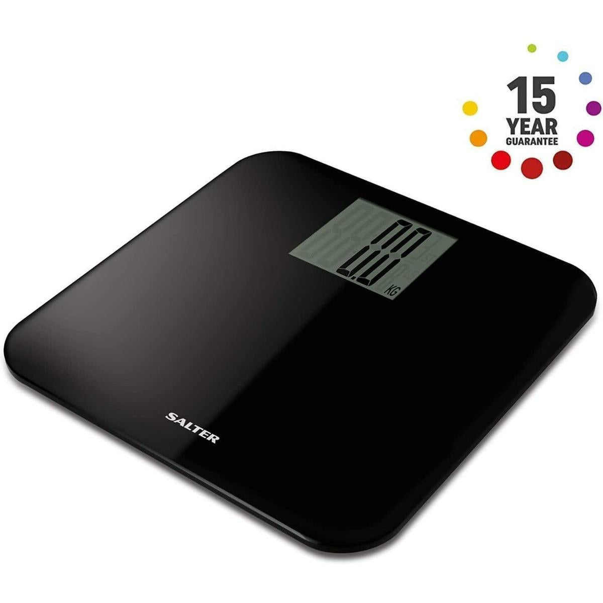 Salter Max 250kg  / 39st 6 lb Digital Bathroom Scale – Weighing Scales For Body Weight, Supersize LCD Display - Model Number - 9049 BK3R - Healthxpress.ie