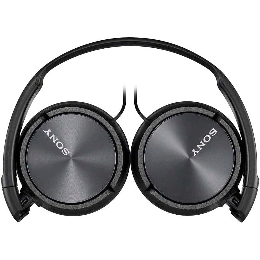 Sony MDR-ZX310AP On-Ear Headphones Compatible with Smartphones, Tablets and MP3 Devices - Metallic Black