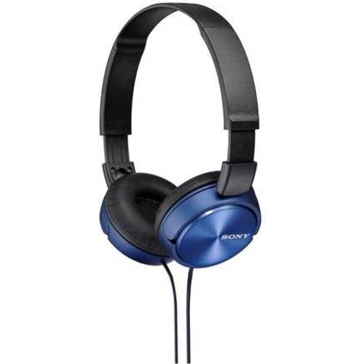 Sony MDR-ZX310AP On-Ear Headphones Compatible with Smartphones, Tablets and MP3 Devices - Metallic Blue