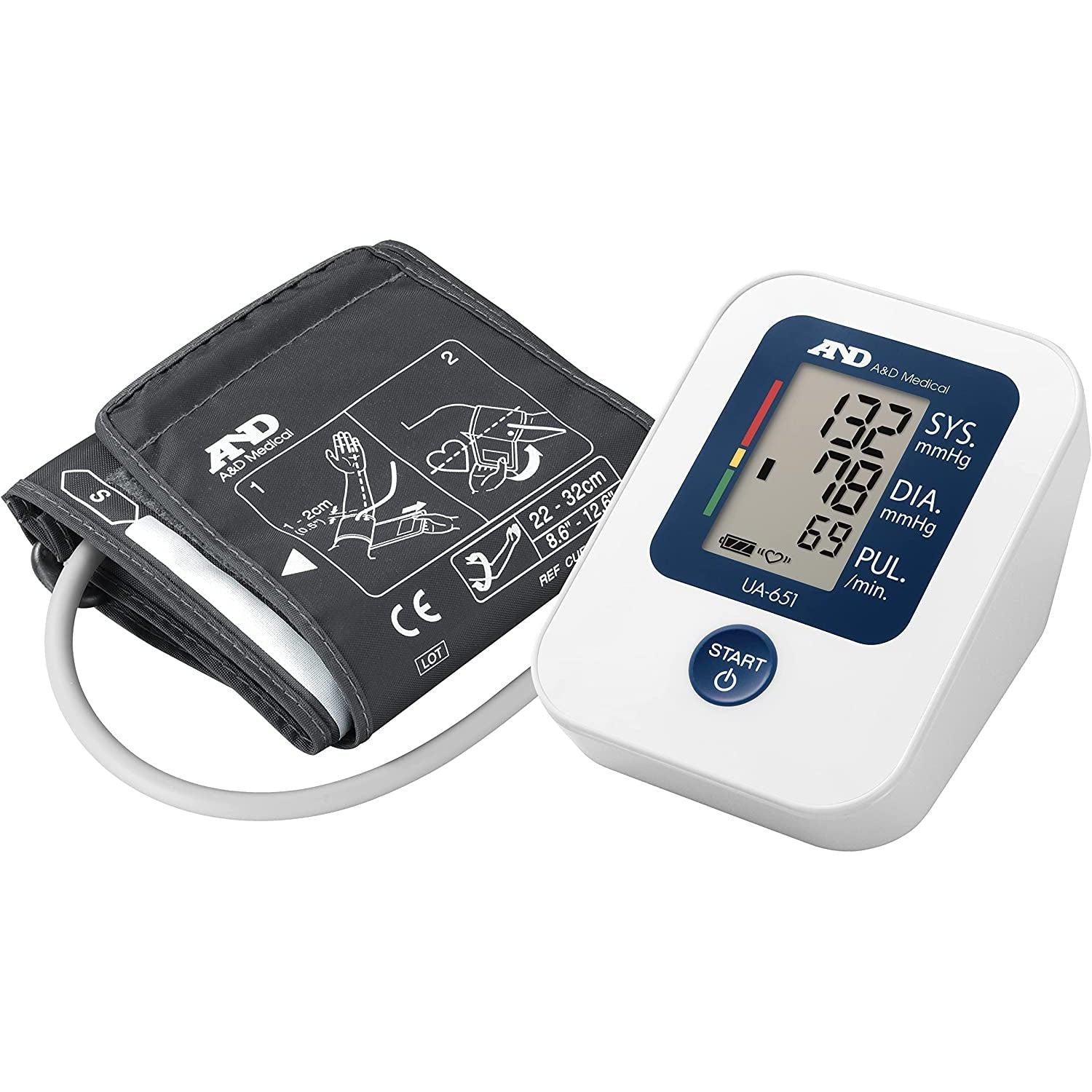 A&D Medical UA-651 Upper Arm Blood Pressure Monitor - Healthxpress.ie