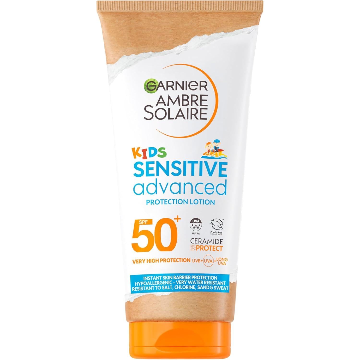 Garnier Ambre Solaire SPF 50+ Sensitive Advanced Kids Sun Cream 175ml