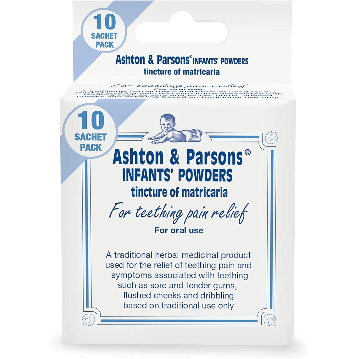 Ashton & Parsons Teething Powders for Babies From 3 Months+ 10 Pack