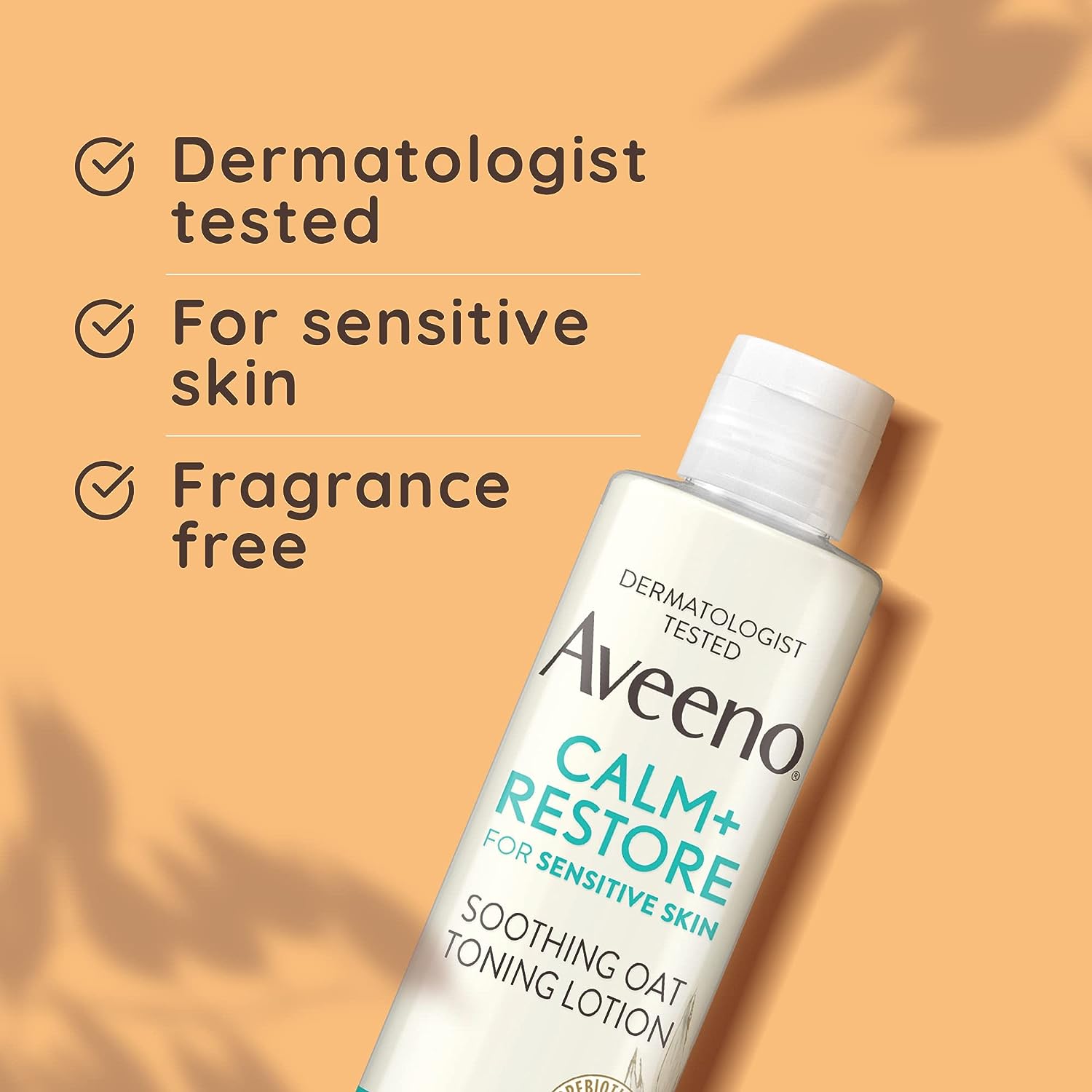 Aveeno Face Calm+Restore Soothing Oat Toning Lotion, Leaves Skin Ultra Refreshed, for Sensitive Skin, 200ml - Healthxpress.ie
