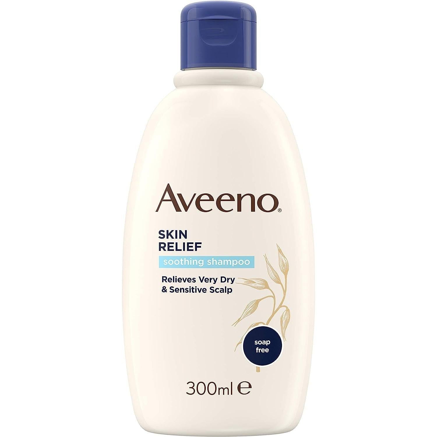 Aveeno Skin Relief Soothing Shampoo | Relieves Very Dry & Sensitive Scalp 300ml - Healthxpress.ie