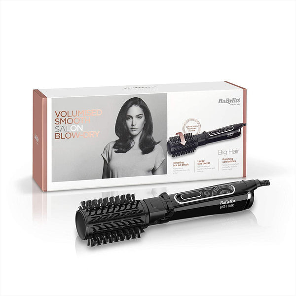 BaByliss Big Hair 50 mm Rotating Hot Air Styling Brush BAB2885U Blac