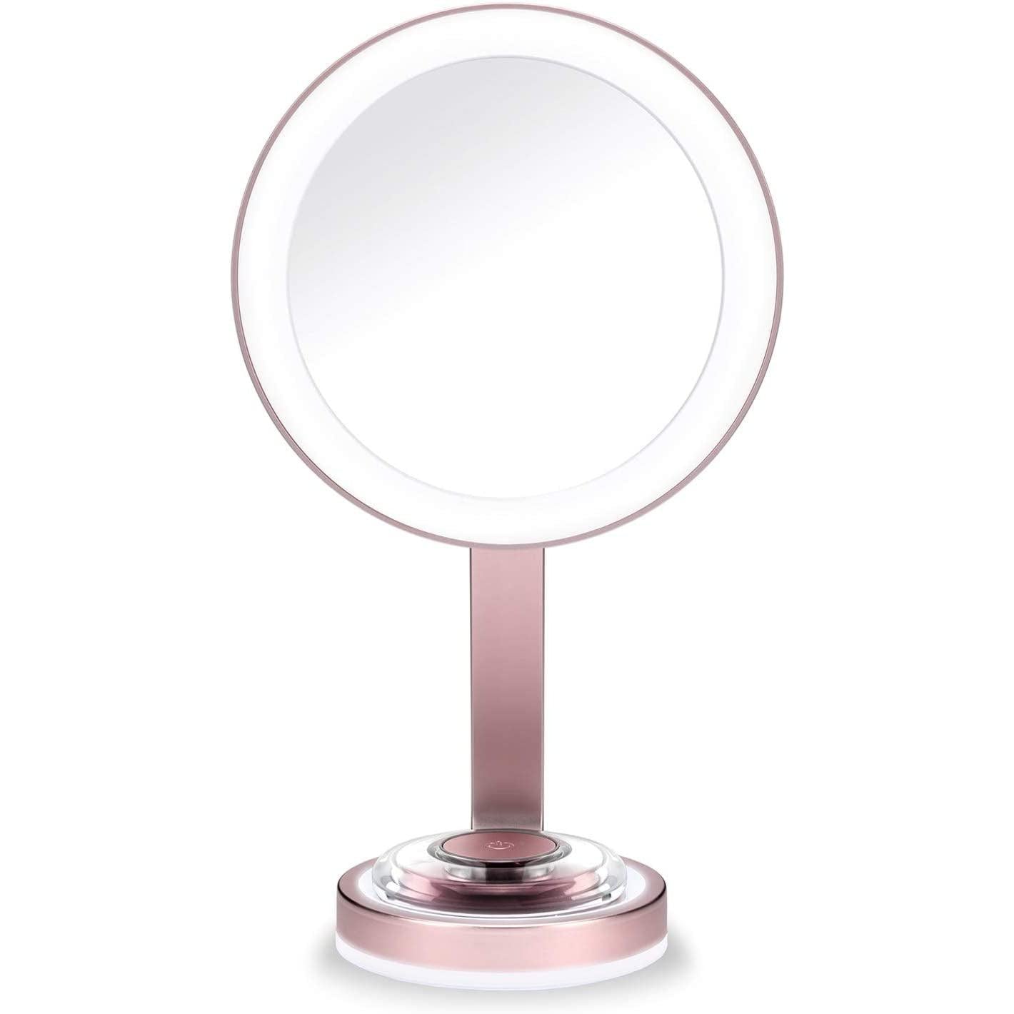 BaByliss Reflections illuminating Ultra Slim Beauty Mirror, Rose Gold - Healthxpress.ie