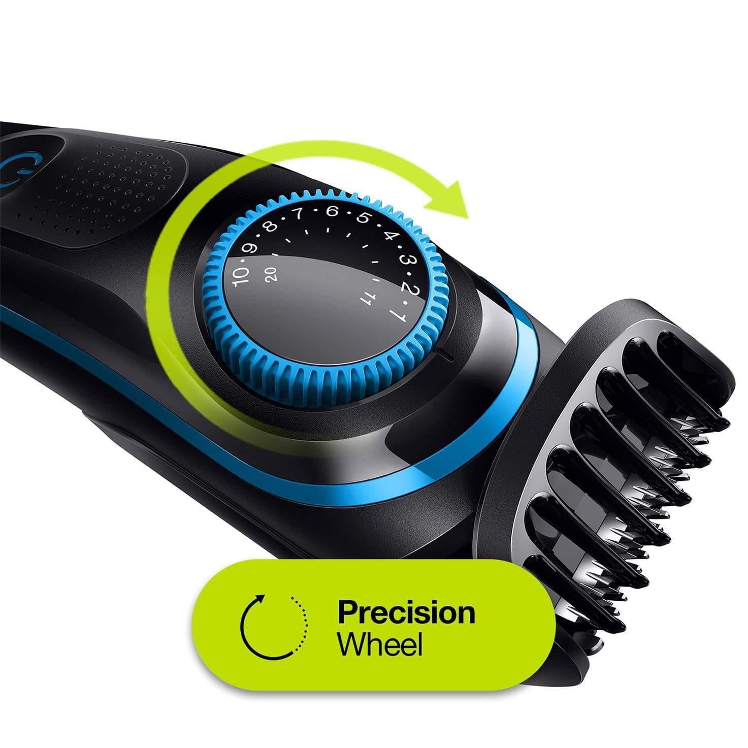 Braun BT3240 Precision Wheel Beard Trimmer w/ Gillette Fusion5 ProGlide Razor - Healthxpress.ie