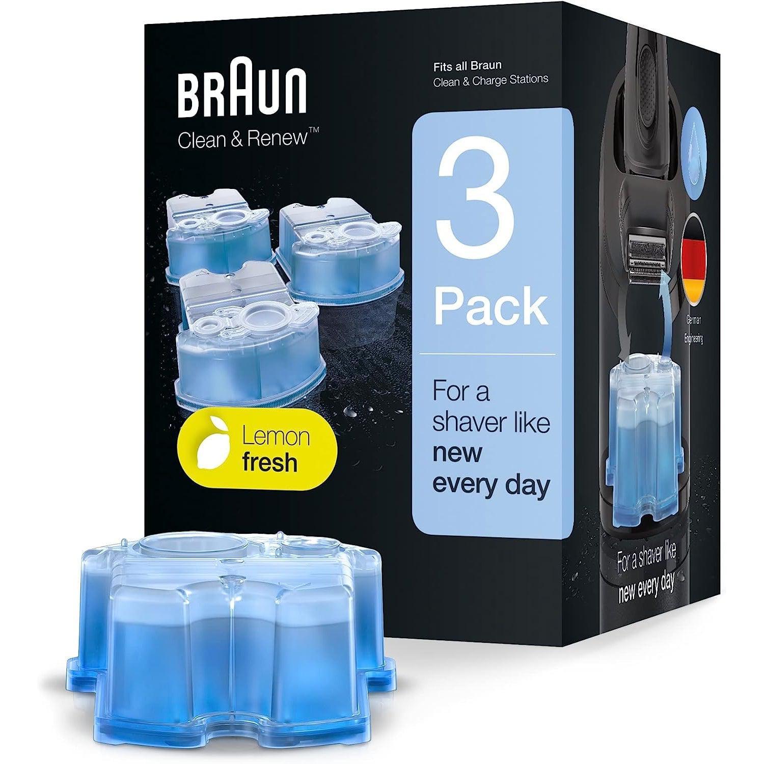 Braun Clean and Renew Refill Cartridges CCR, 3 Pack - Healthxpress.ie