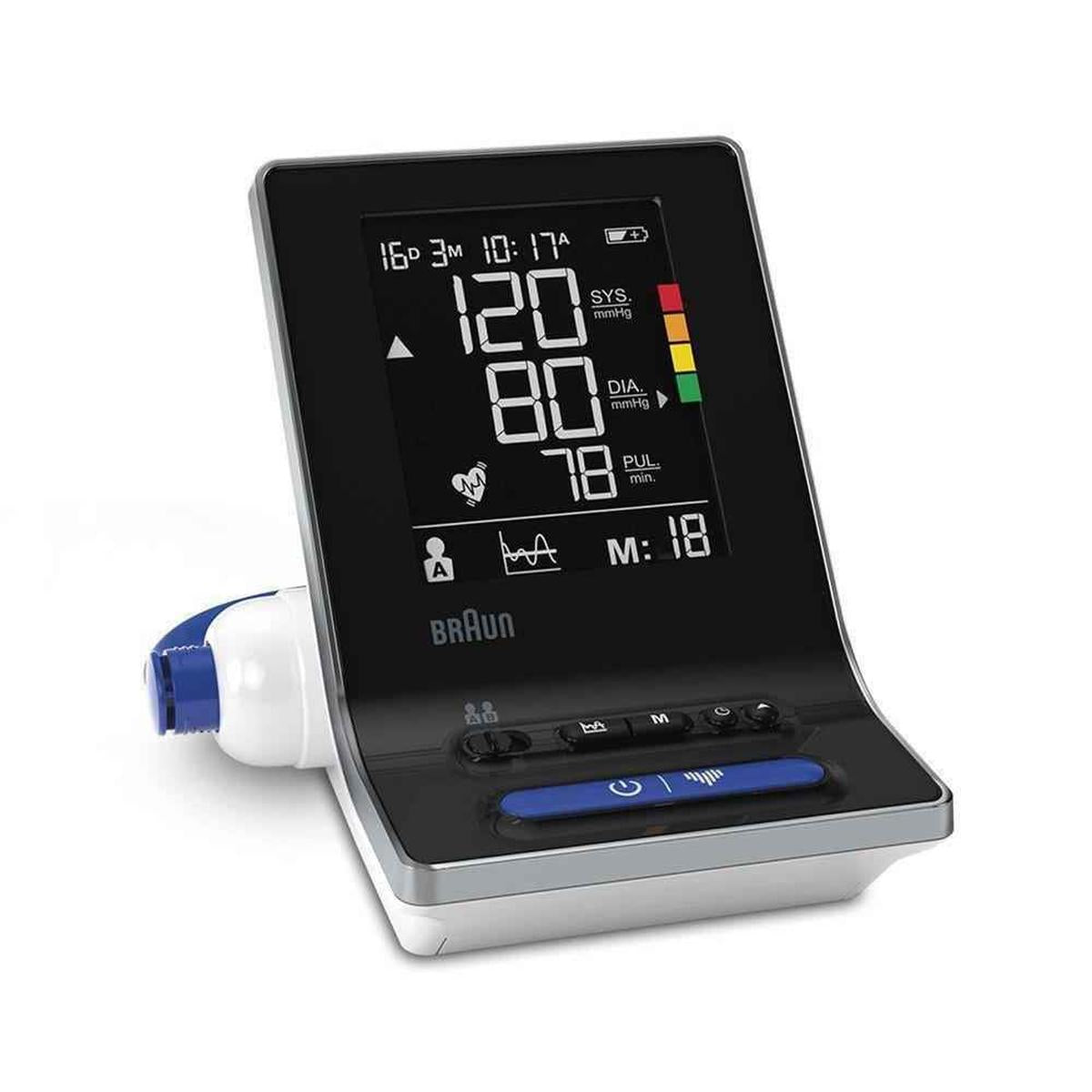 Braun ExactFit 3- BUA6150WE Upper Arm Blood Pressure Monitor with  2 Cuff Sizes, Clinically Proven