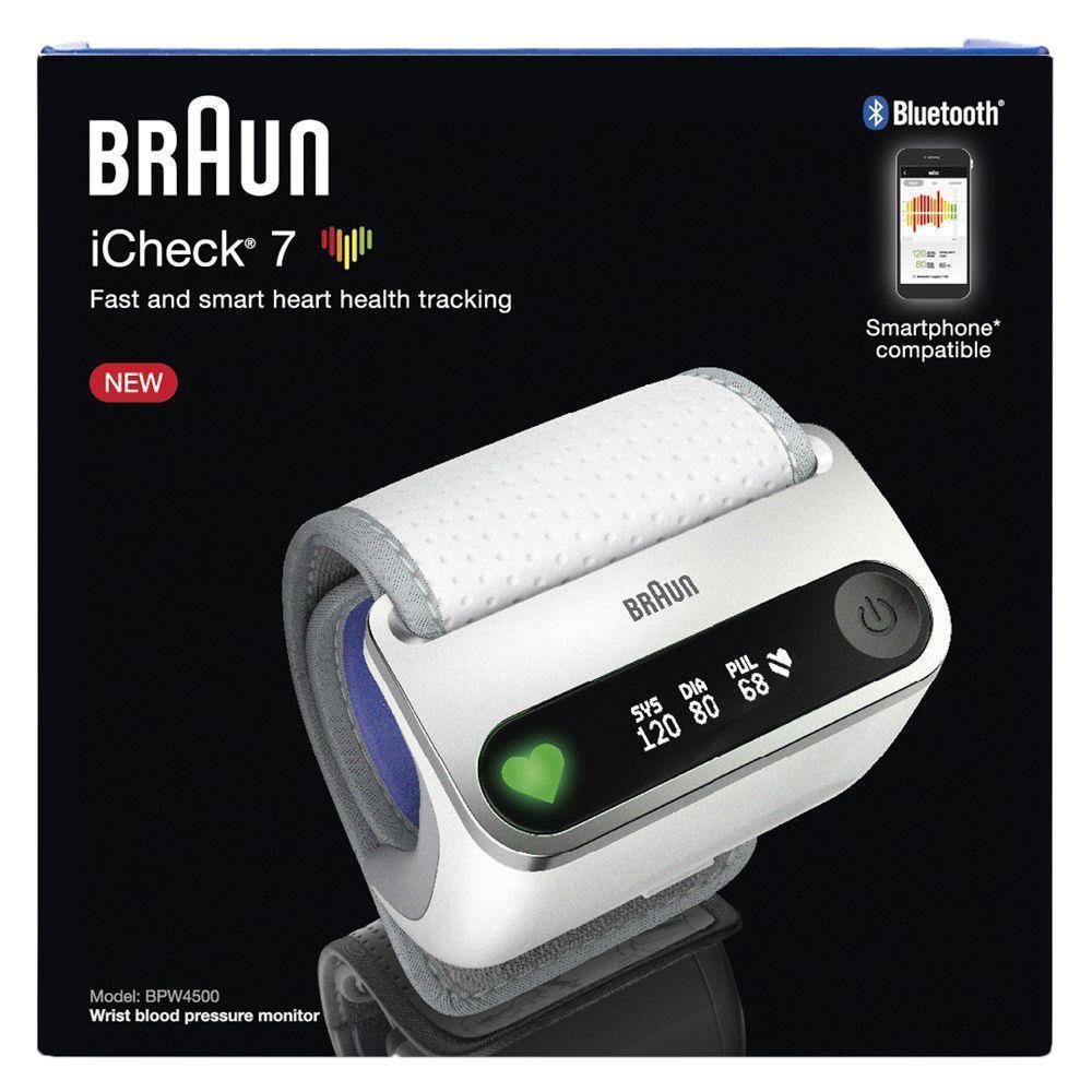 Braun iCheck 7 Smart Wrist Blood Pressure Monitor - Fast and Accurate Reading - Healthxpress.ie