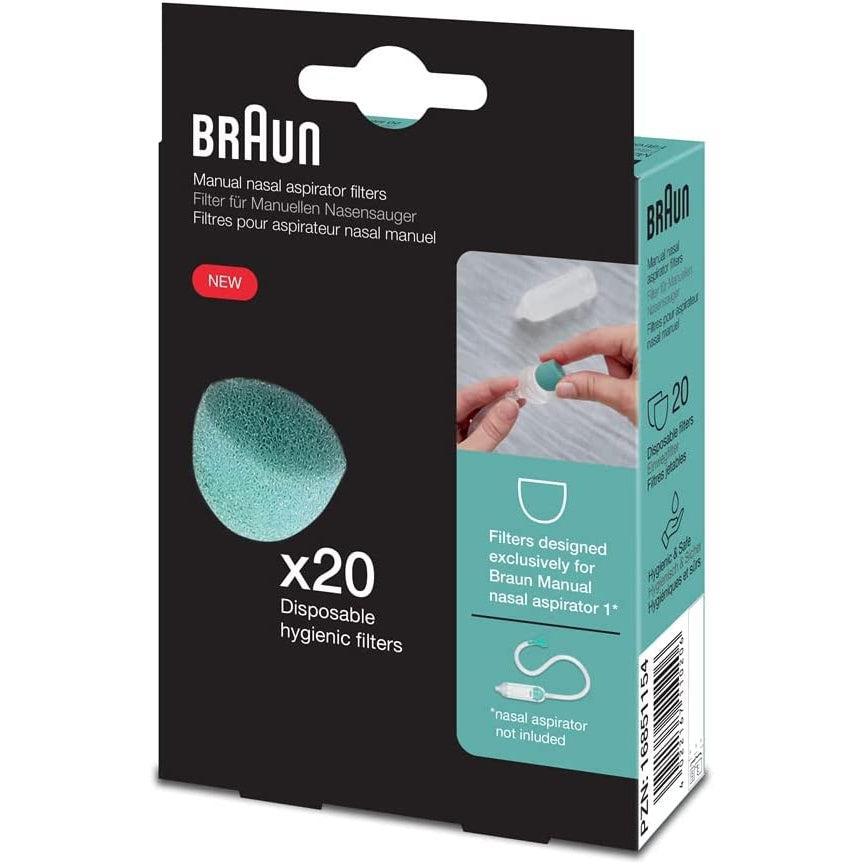 Braun Manual Nasal Aspirator 1 Filters BNF020EU - Healthxpress.ie