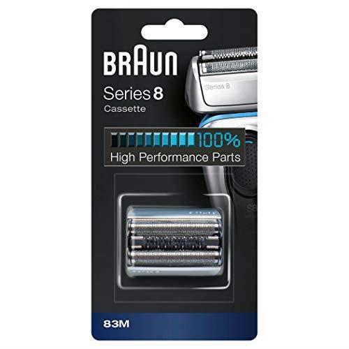 Braun Men's 83M Series 8 Foil and Cutter Cassette Replacement Head - Silver - Healthxpress.ie