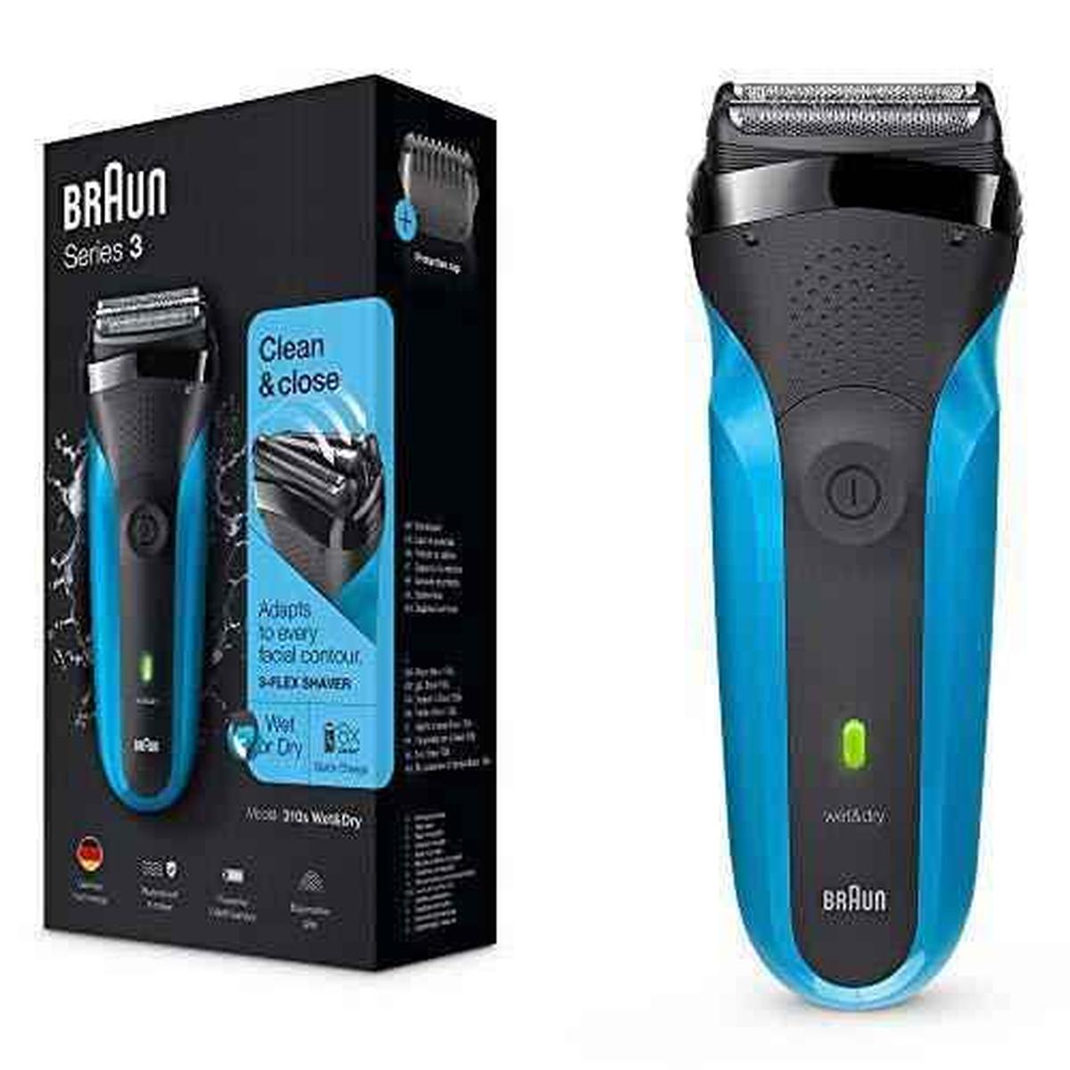 Braun Men's Series 3 310s Wet & Dry Electric Shaver w/ Protective Cap - Blue