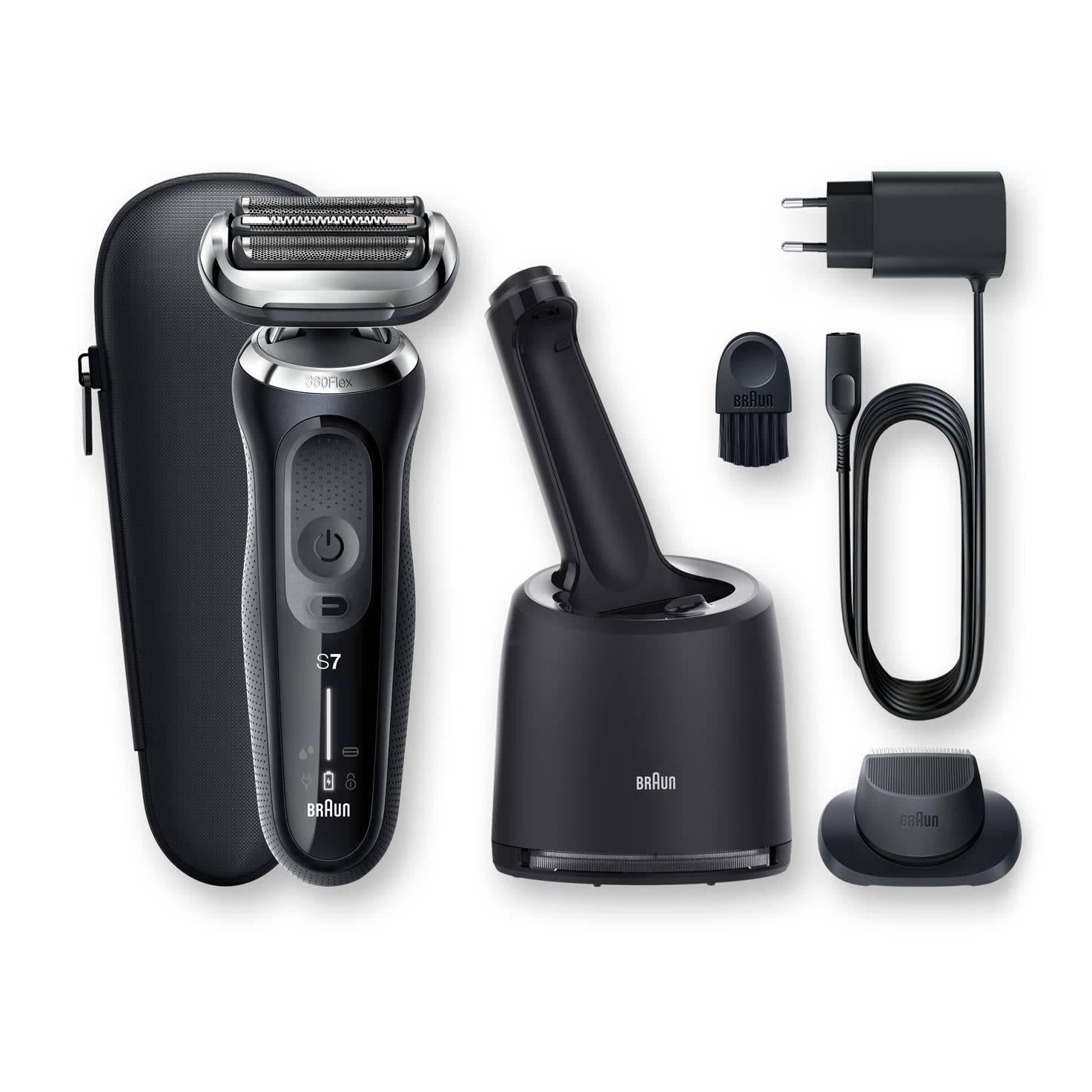 Braun Men's Series 7 70-N7200cc Wet and Dry Shaver with SmartCare Center - Black - Healthxpress.ie