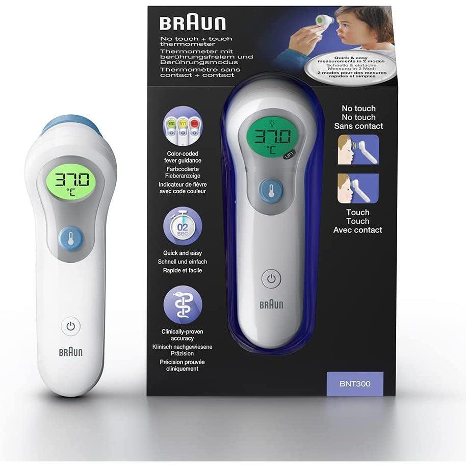 Braun No Touch + Forehead Thermometer BNT300 - Healthxpress.ie