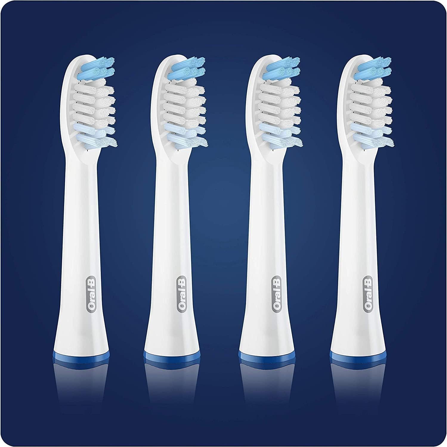 Braun Oral-B Pulsonic Clean Toothbrush Heads for Sonic Toothbrushes- Gentle Cleaning, 4 Pack - Healthxpress.ie