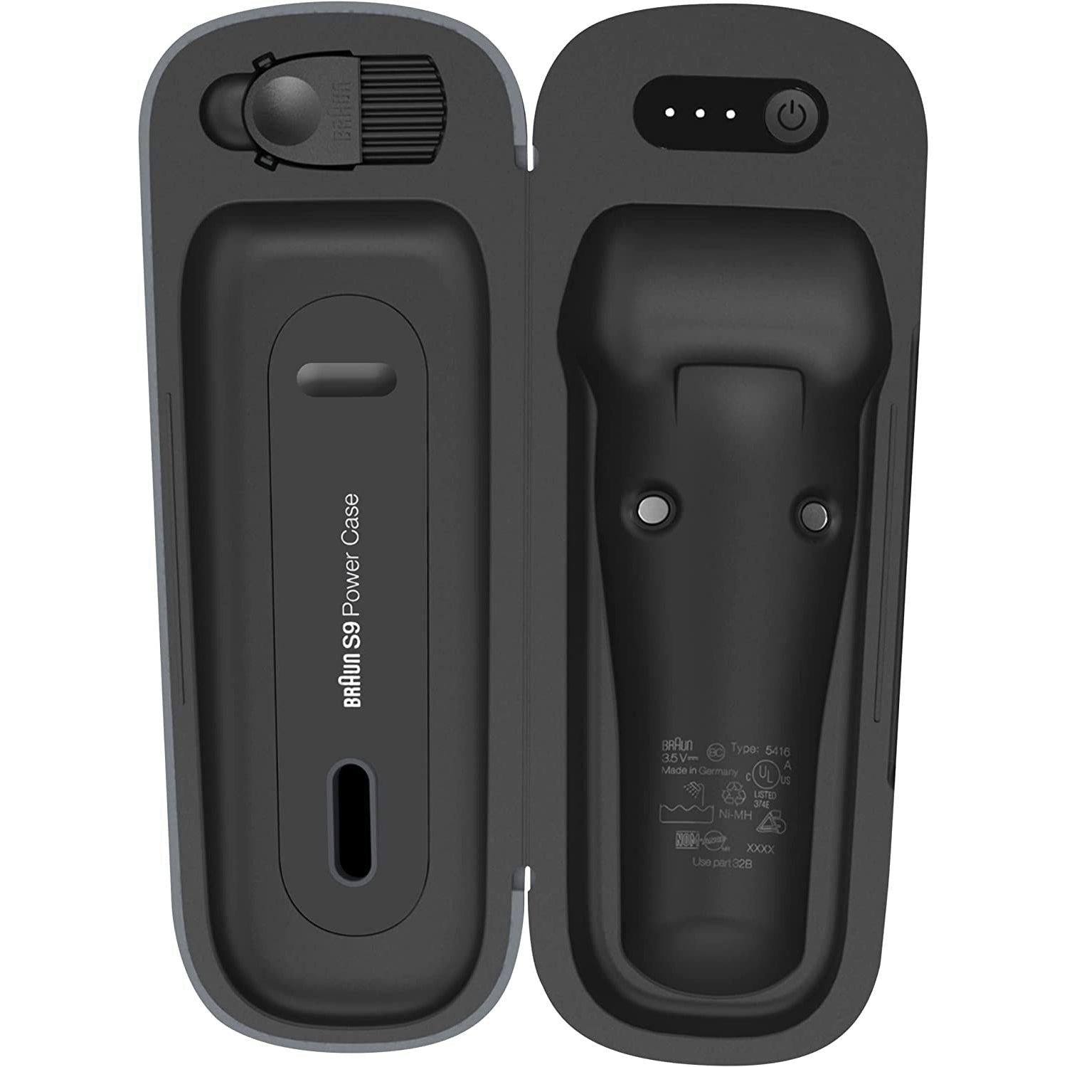 Braun PowerCase, Electric Shaver Charging Case, Compatible with Braun