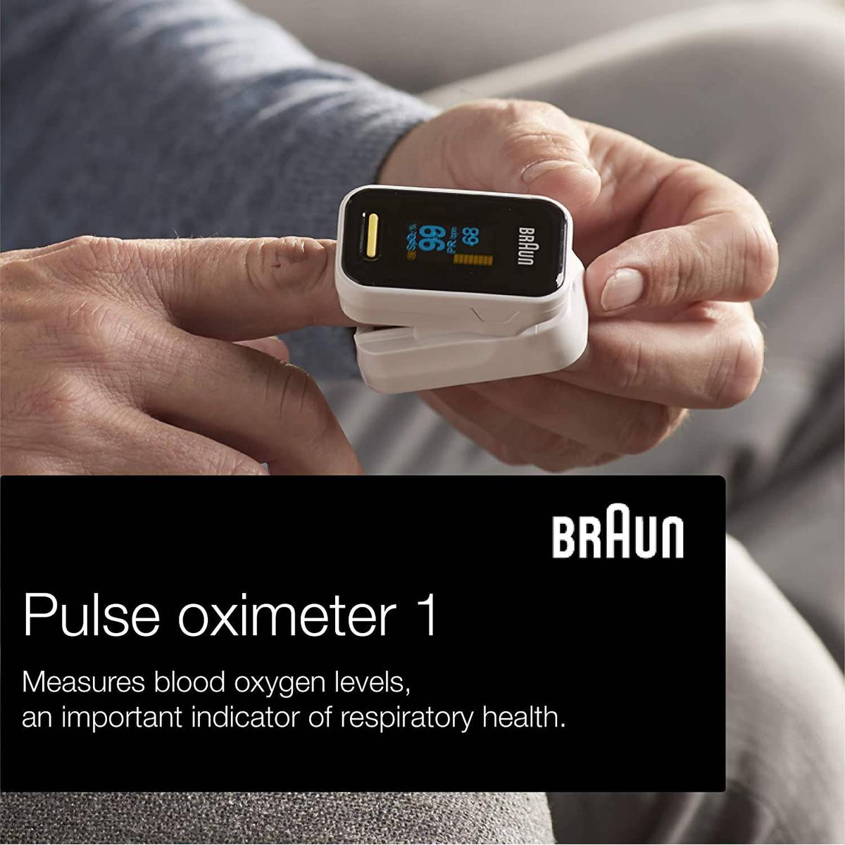 Braun Pulse Oximeter for Adults and Children 12+, with Clinically Validated Accuracy - Healthxpress.ie
