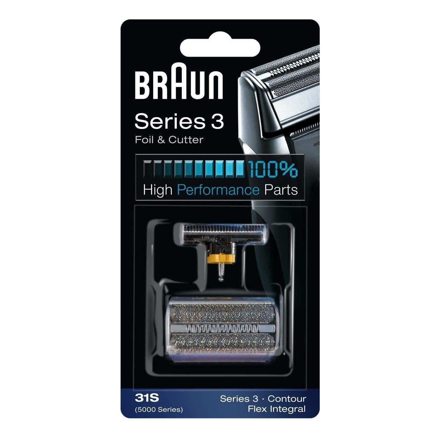 Braun 31B Series 3 Electric Shaver Replacement Foil and Cutter