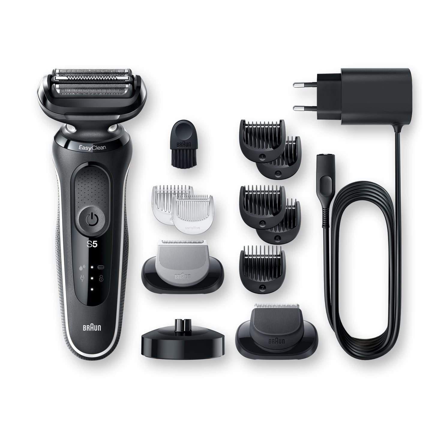 Braun Series 5 50-W4650cs Wet and Dry Electric Shaver - Rechargeable - White - Healthxpress.ie