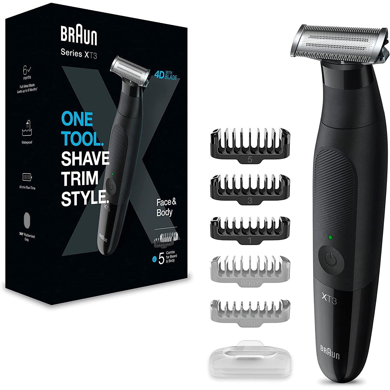 Braun Series X Beard Trimmer, Electric Shaver, One Blade, XT3100 - Healthxpress.ie