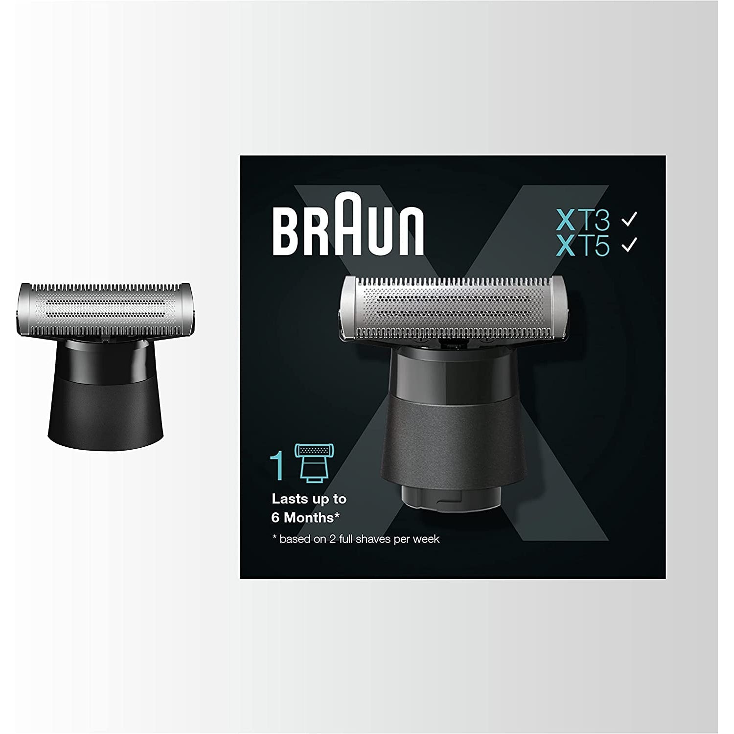 Braun Series X One Blade Replacement, Compatible with Braun Series X Models, 1 Blade, XT10 - Healthxpress.ie