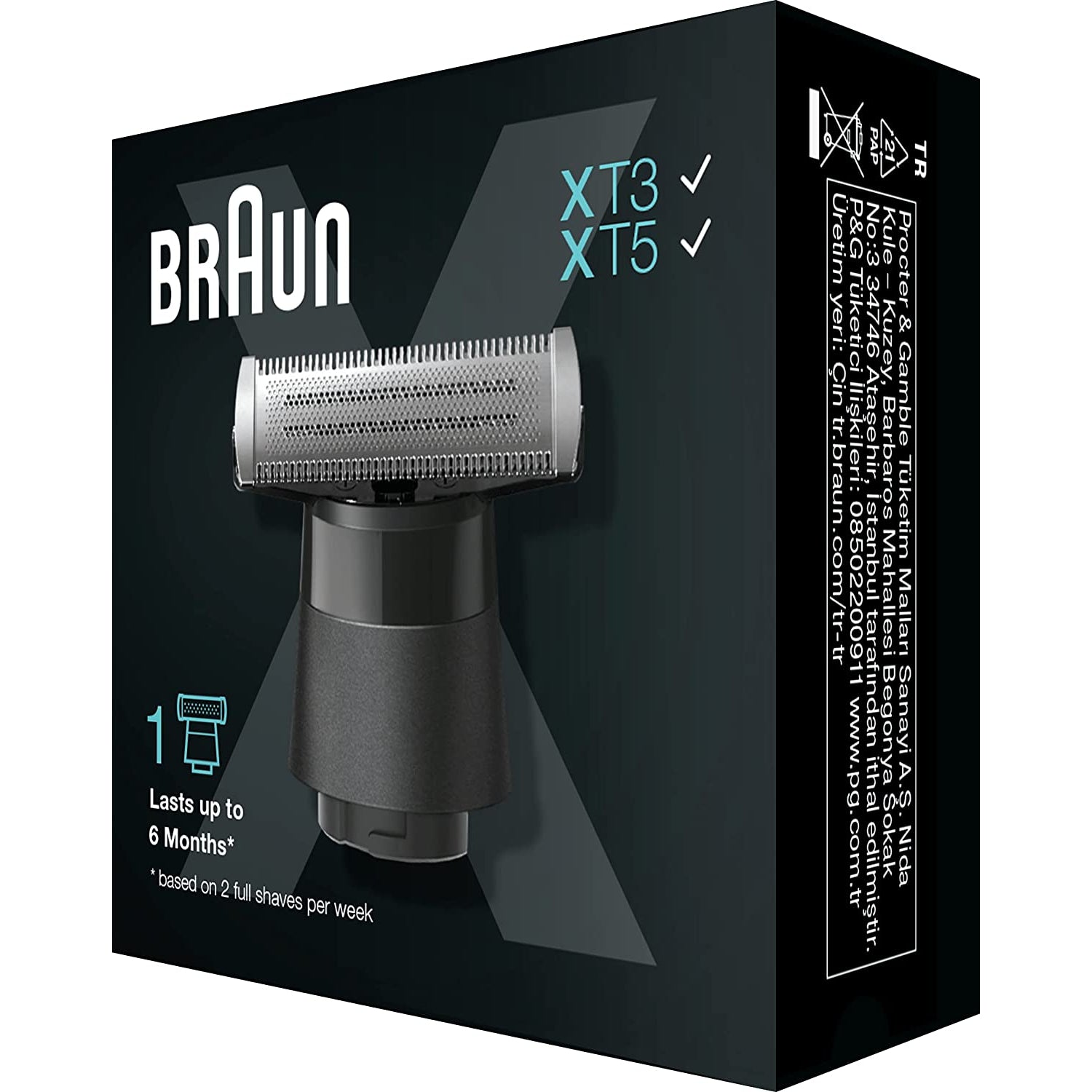 Braun Series X One Blade Replacement, Compatible with Braun Series X Models, 1 Blade, XT10 - Healthxpress.ie