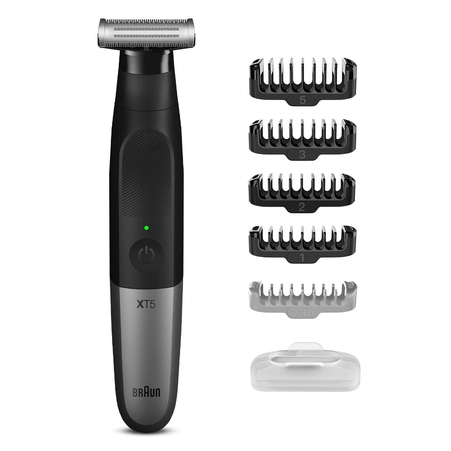 Braun Series X XT5100 Wet & Dry all-in-one tool with 5 attachments, black / silver - Healthxpress.ie