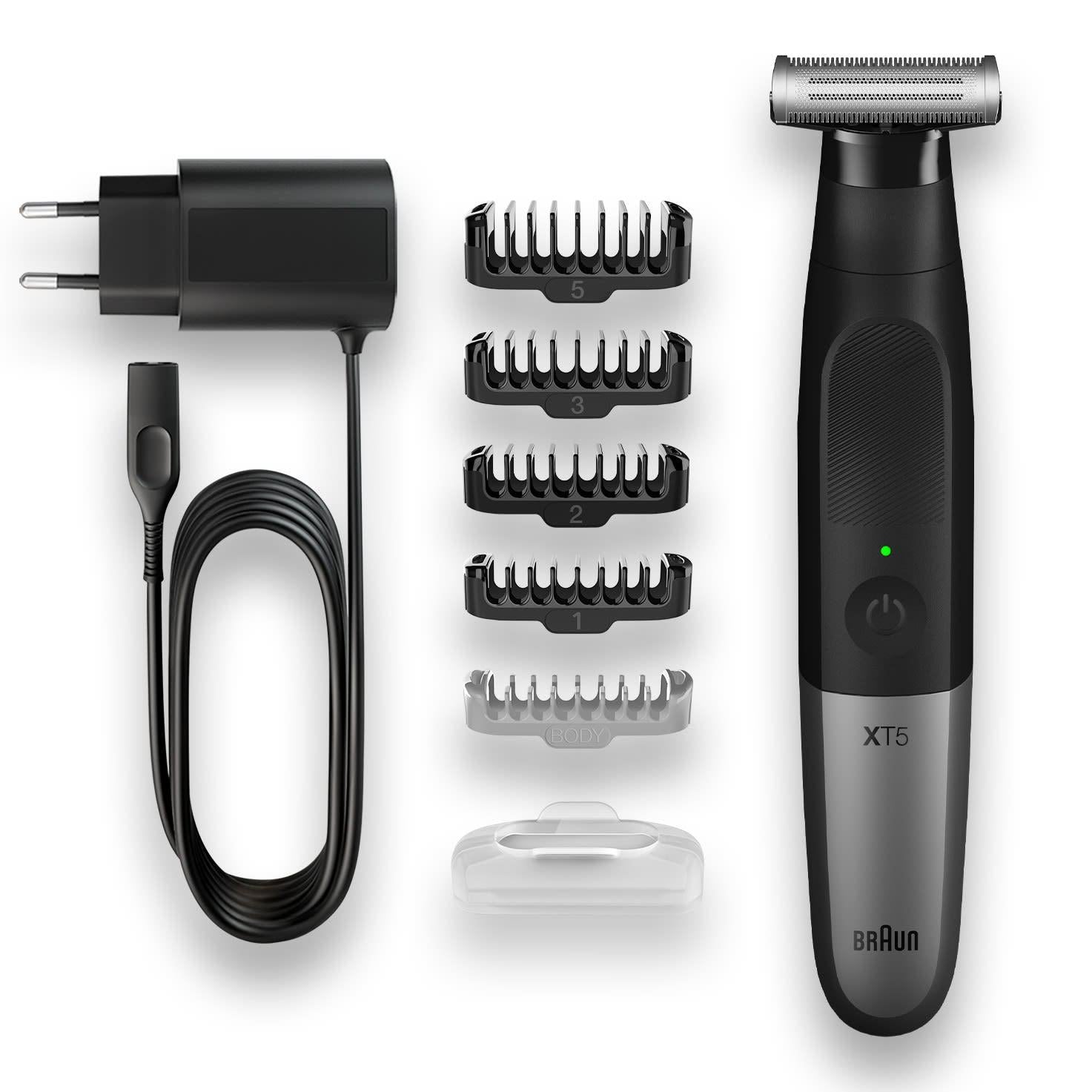 Braun Series X XT5100 Wet & Dry all-in-one tool with 5 attachments, black / silver - Healthxpress.ie