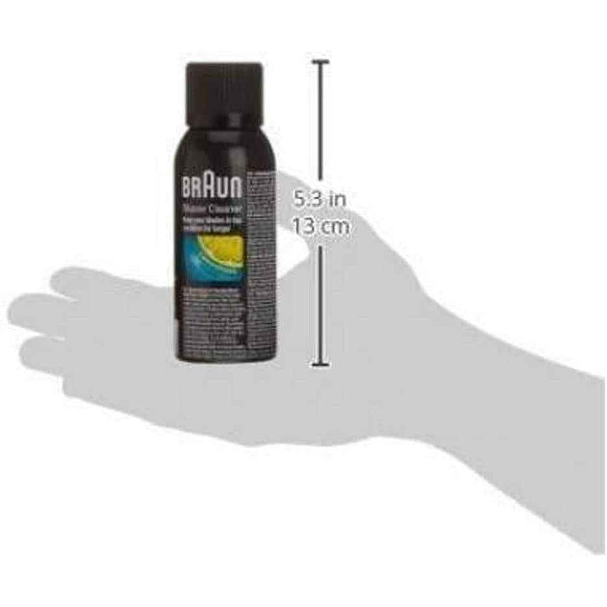 Braun Shaver Cleaner Spray - Lubricating Solution Spray - 100 ml