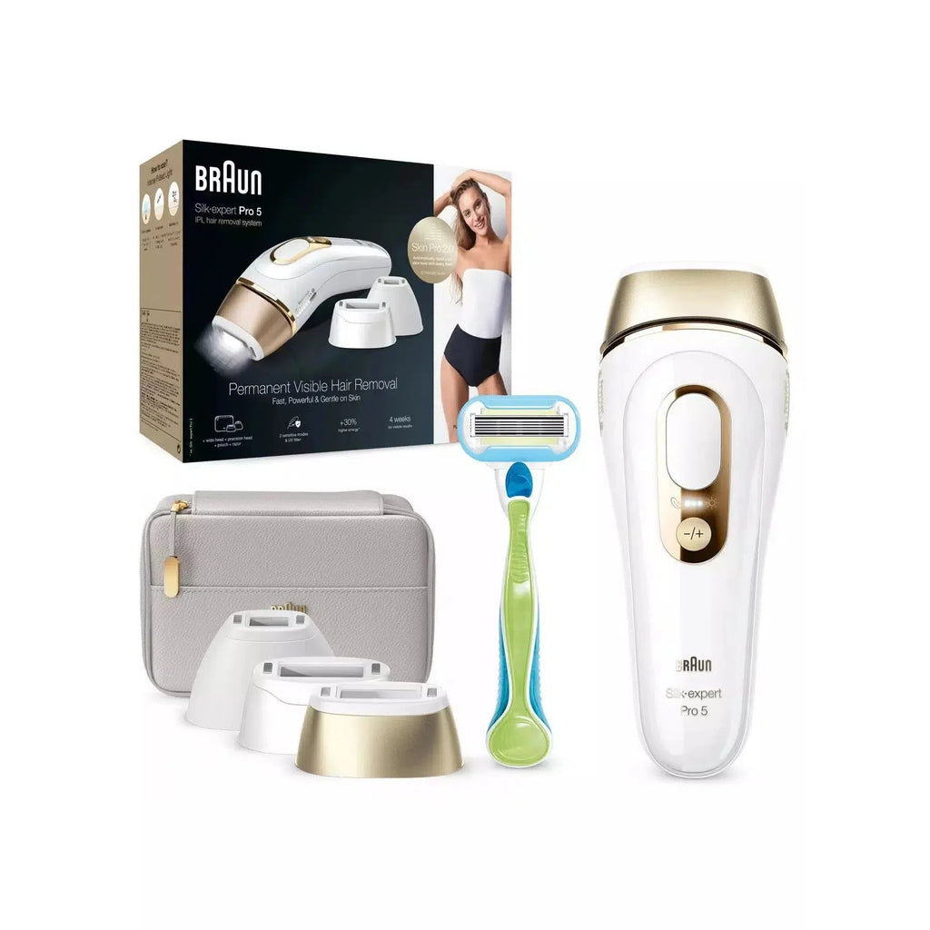 BRAUN SILK EXPERT PRO 5 - IPL AT HOME HAIR REMOVAL SYSTEM 