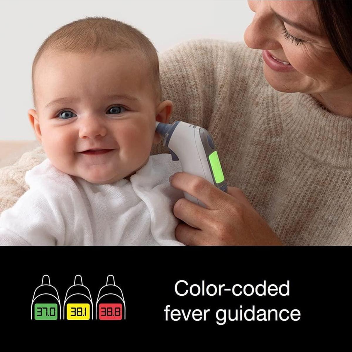 Braun Thermoscan 7 IRT6520 Digital Ear Thermometer with 21 disposable probe covers - Healthxpress.ie