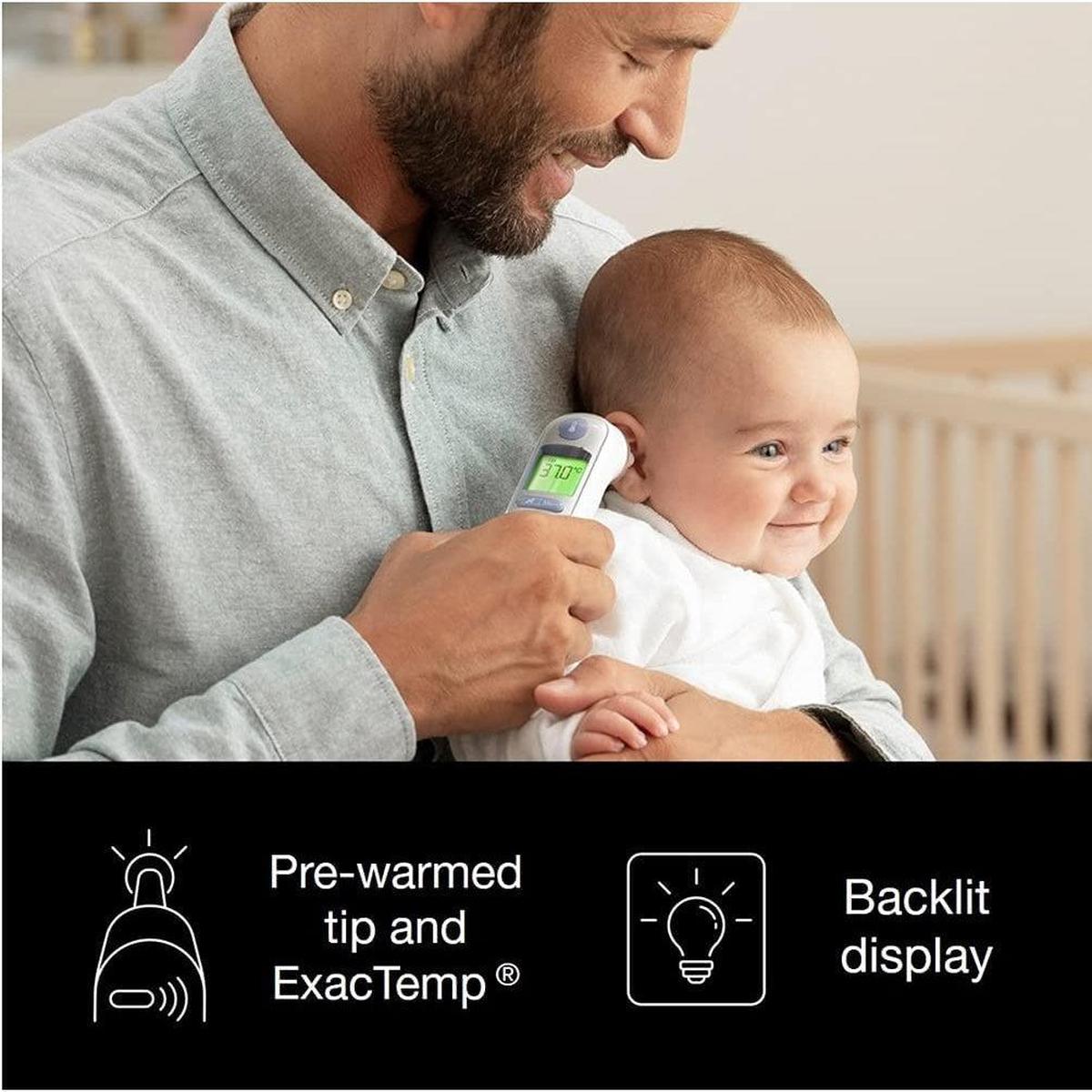 Braun Thermoscan 7 IRT6520 Digital Ear Thermometer with 21 disposable probe covers - Healthxpress.ie