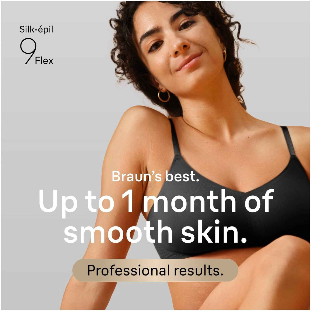 Braun Silk-épil Series 9 Flex 9-041 3D Epilator, White/Gold