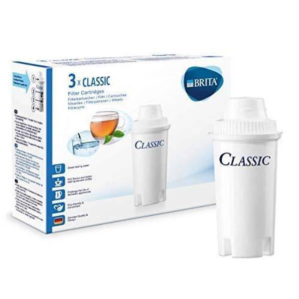 BRITA Classic Water Filter Cartridges - 4-Step Filtration Purifier, Pack of 3 - Healthxpress.ie