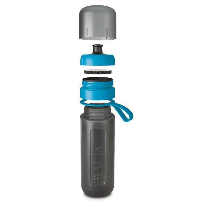 BRITA Fill & Go Active Sports Water Bottle with MicroDisc Filter - Blue, 600ml - Healthxpress.ie
