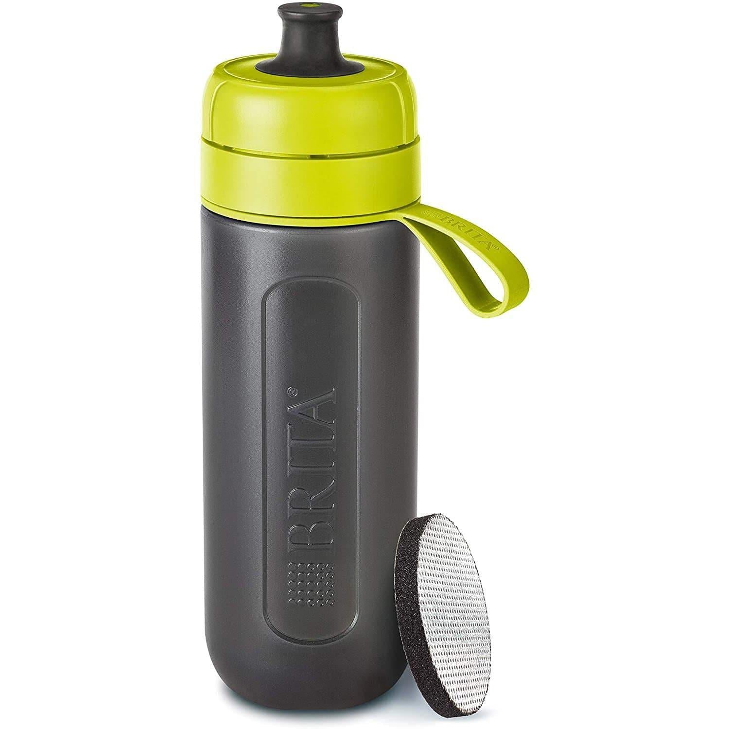 BRITA Fill & Go Active Sports Water Bottle with MicroDisc Filter- Lime, 600 mL. - Healthxpress.ie