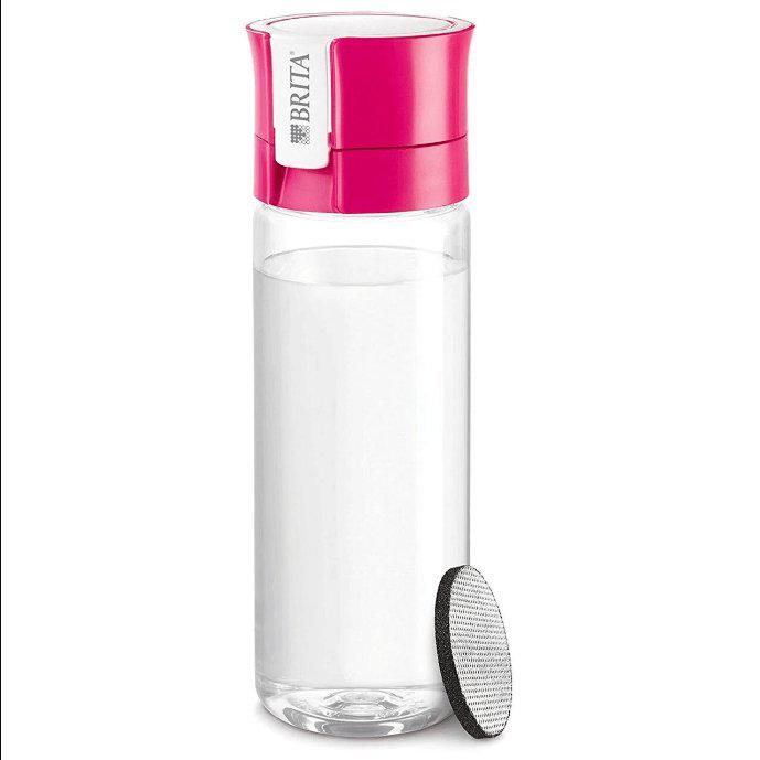 BRITA Fill & Go Vital Water Bottle with MicroDisc Filter - Pink, 600 m