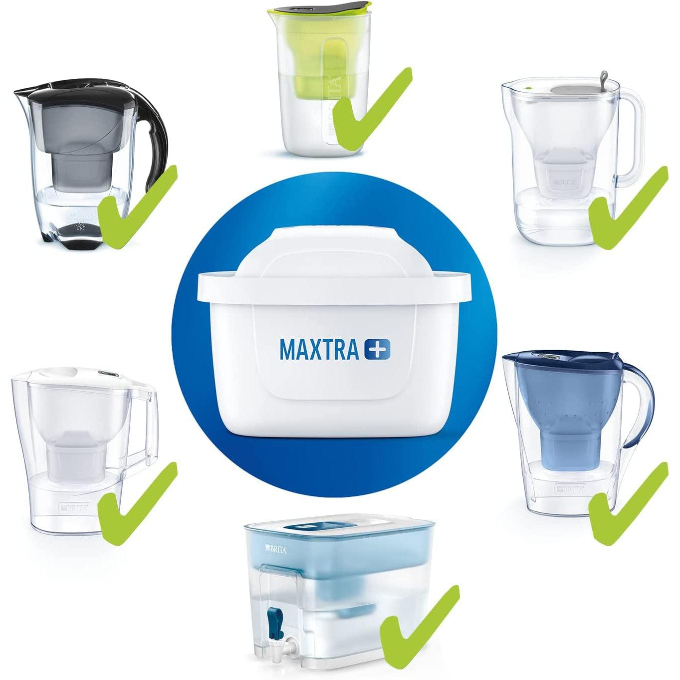 BRITA Maxtra+ Water Filter Cartridges - MicroFlow Technology Filtration, 4 Pack