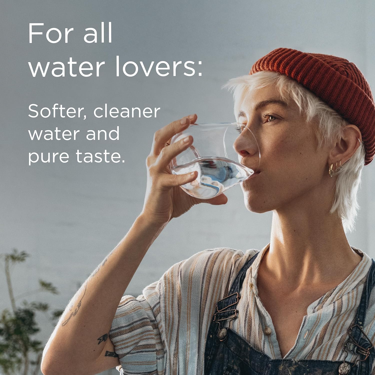 BRITA Glass Water Filter Jug Light 2.5L with 1x MAXTRA PRO Pure Performance Water Filter Cartridge
