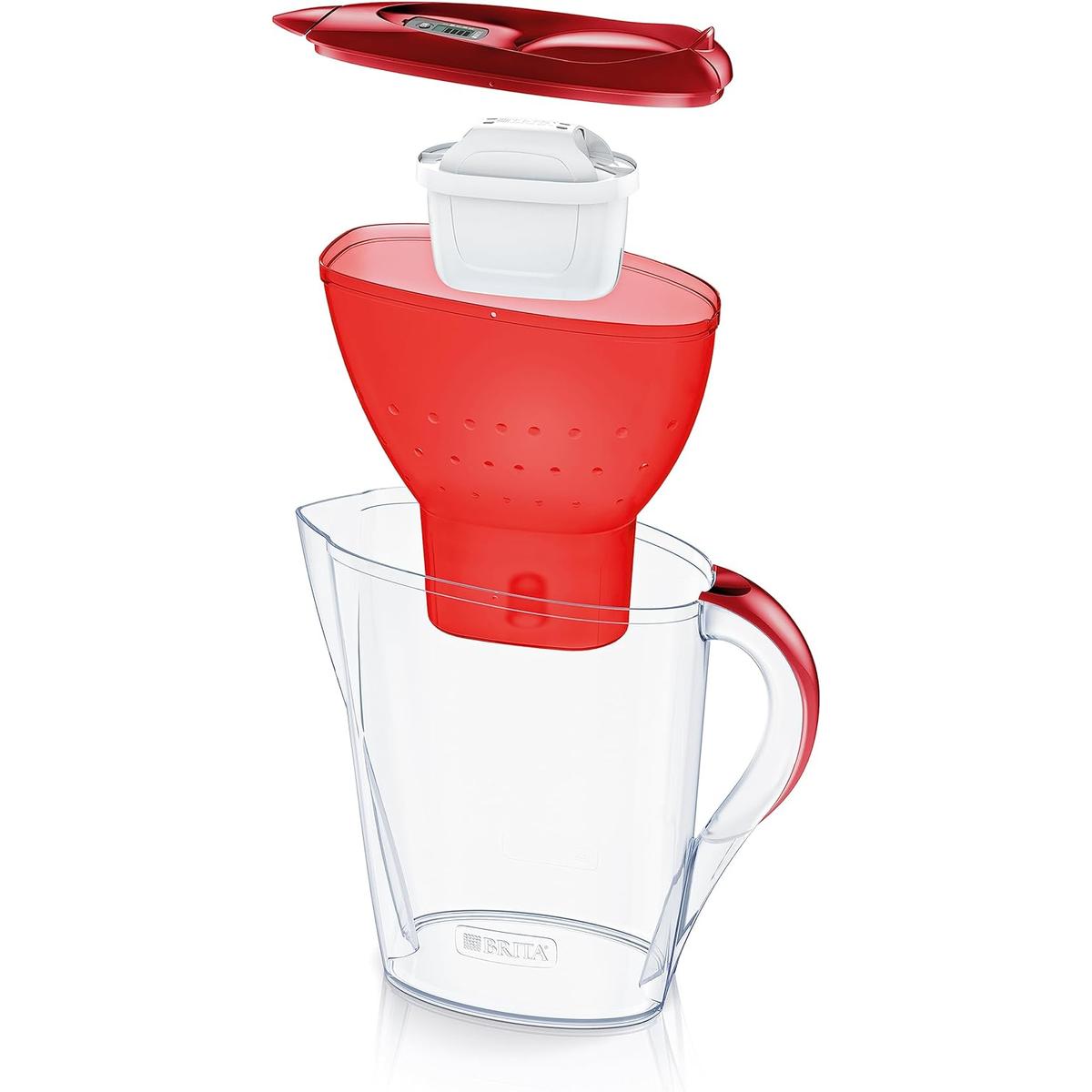 BRITA Marella Water Filter Jug with Maxtra Pro Red 2.4l - Healthxpress.ie