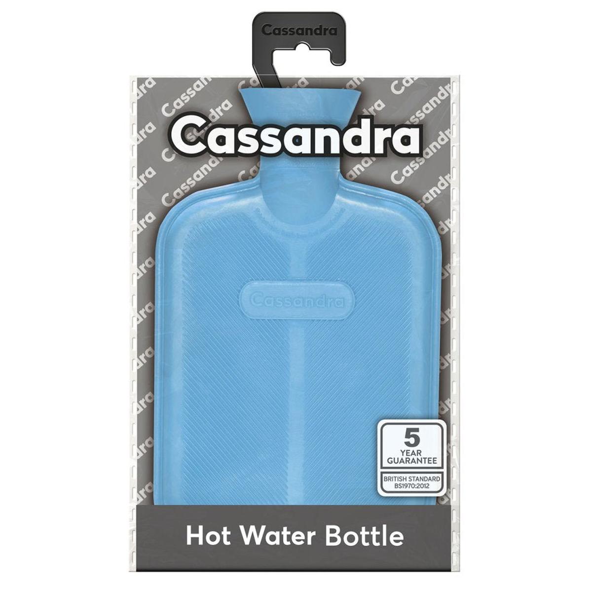 Cassandra Double Ribbed Hot Water Bottle 2L