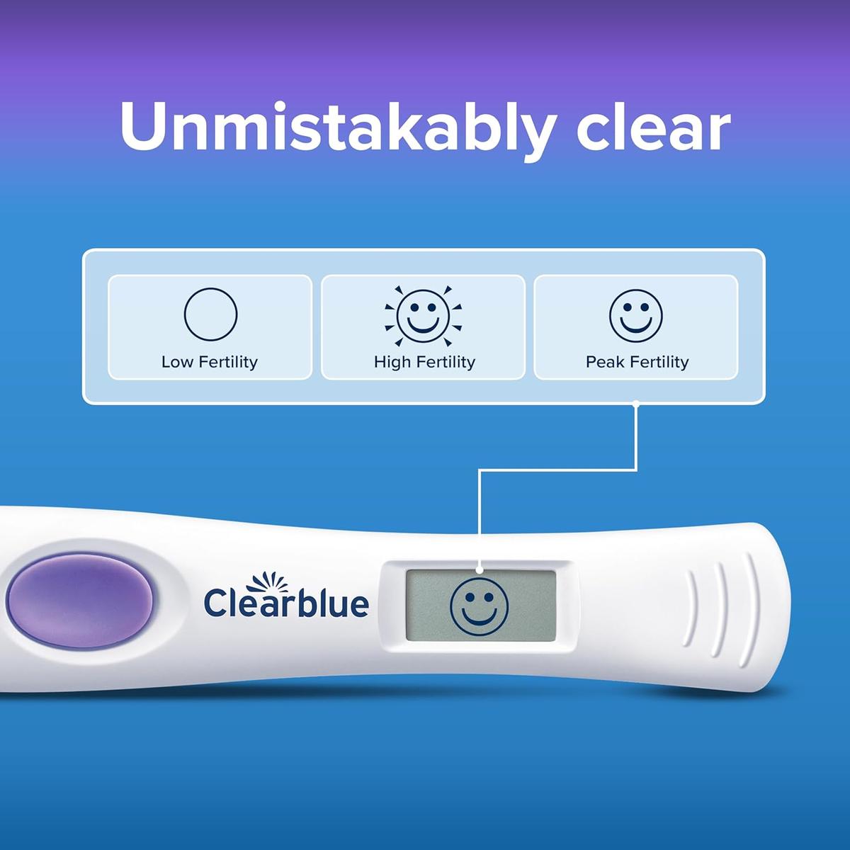 Clearblue Advanced Digital Ovulation Test Kit (OPK). Double Your Chances of Getting Pregnant, 1 Digital Holder and 10 Ovulation Tests, - Healthxpress.ie