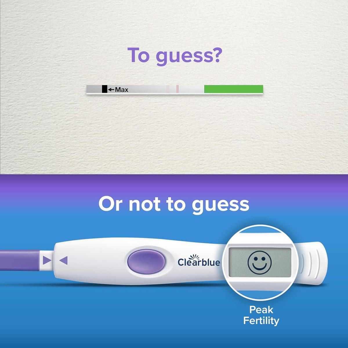 Clearblue Advanced Digital Ovulation Test Kit (OPK). Double Your Chances of Getting Pregnant, 1 Digital Holder and 10 Ovulation Tests, - Healthxpress.ie