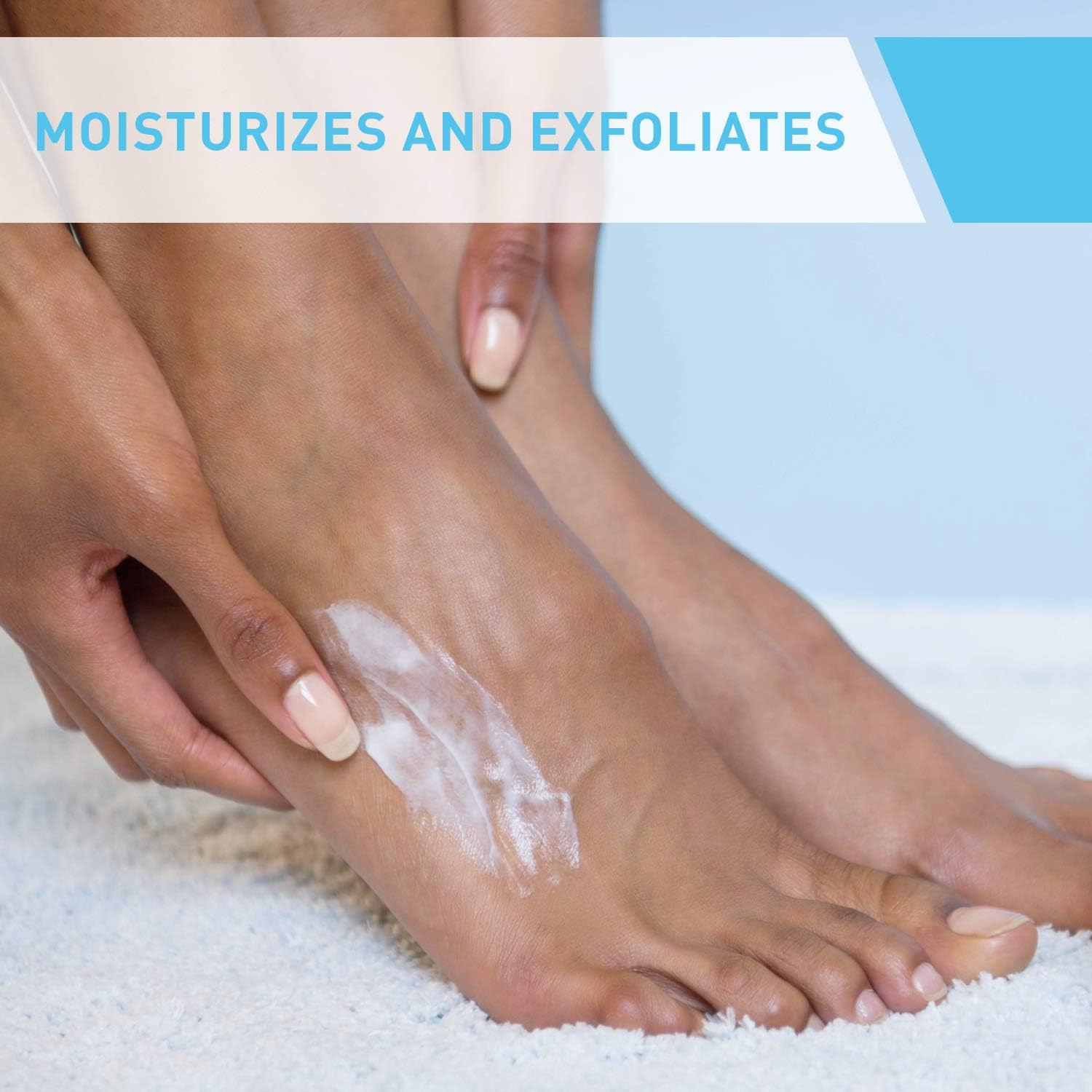 CeraVe SA Renewing Foot Cream, With salicylic acid, 3 essential ceramides & ammonium lactate, For extremely dry, rough, and bumpy feet, 88 ml/3 oz