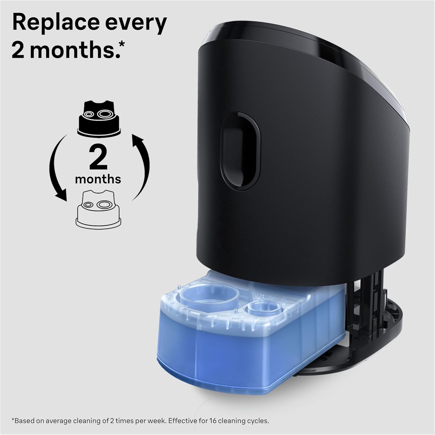 Braun Clean and Renew Refill Cartridges CCR, 2 Pack